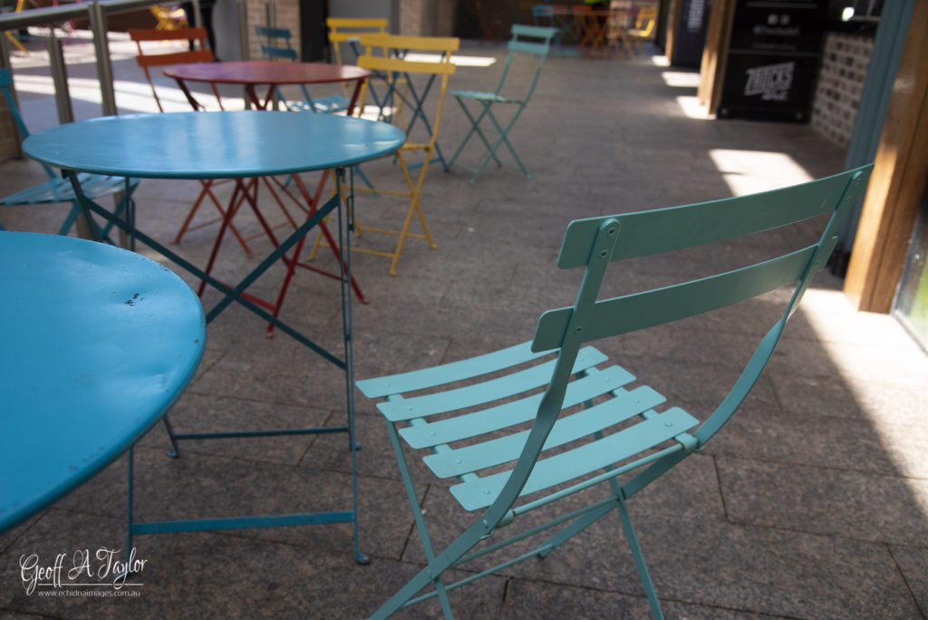 Coloured Tables & Chairs