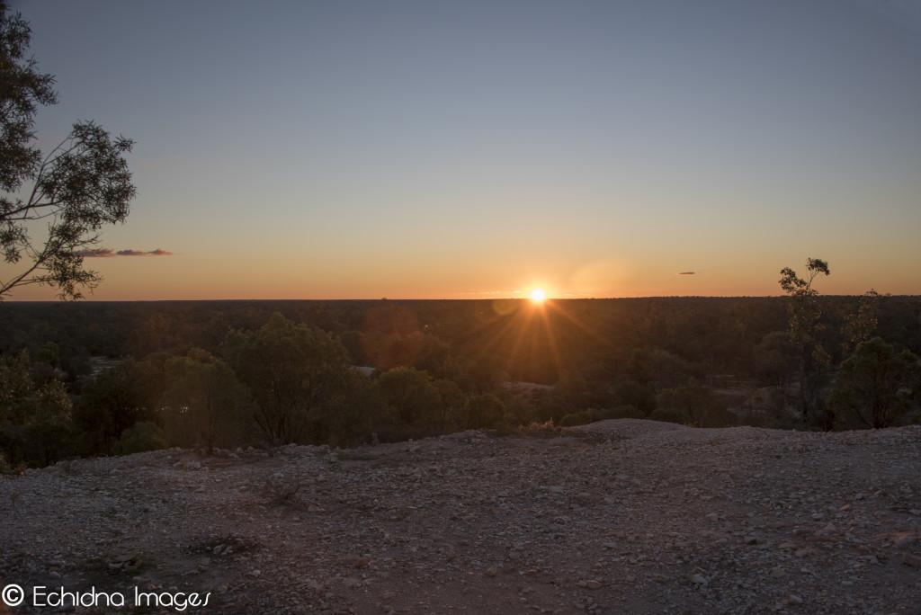 Sunset at Lightning Ridge NSW Australia