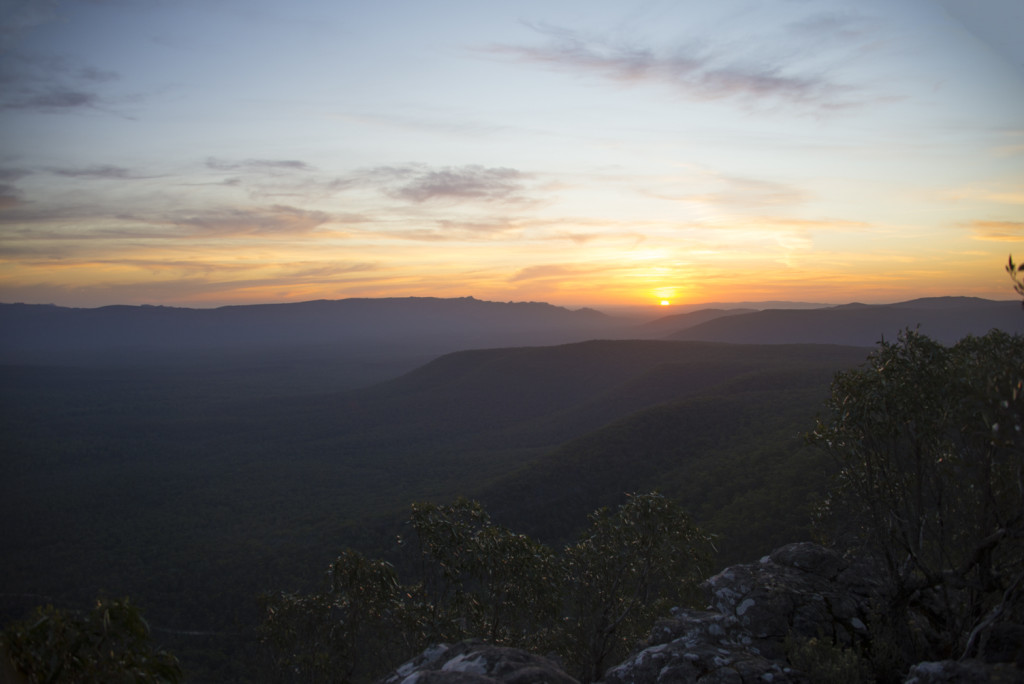 Sunset in The Grampians, Victoria Australia